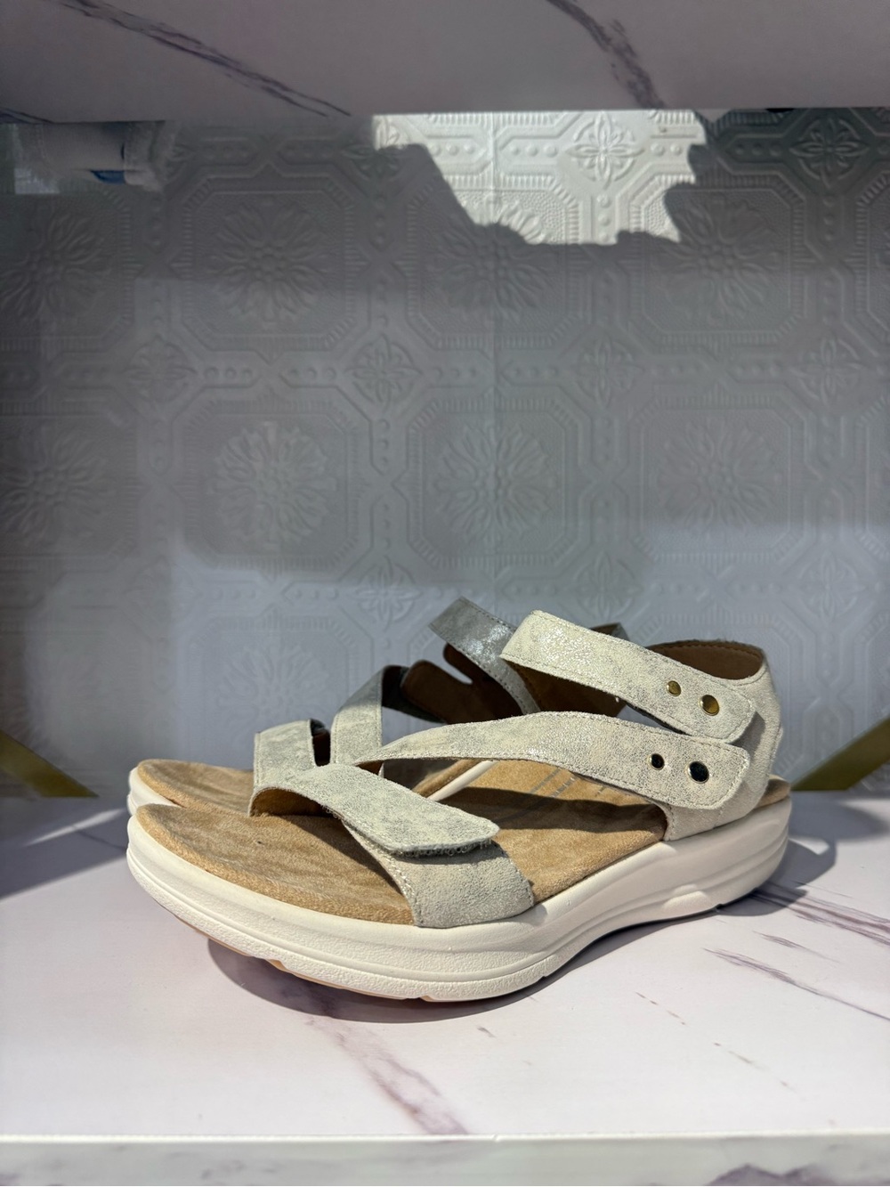 Aetrex Savannah Champagne EN2005 - Strappy Women’s Sandal